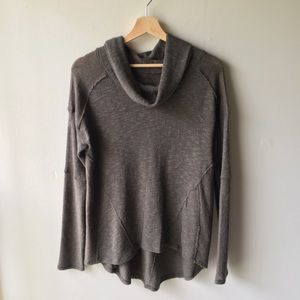 Deep Army Green Free People Turtle Neck